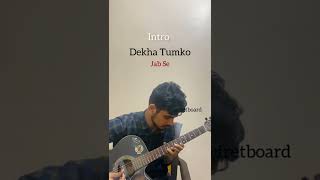 Dekha Tumko Jab se | Hrithik Roshan | Guitar tabs | Shubham Srivastava #guitarlesson #trending #tabs