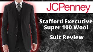 Affordable Suit Review | JC Penny Stafford Executive Super 100 Wool Suit?