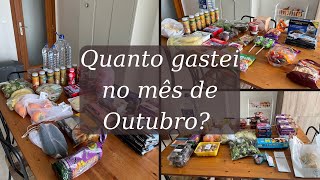 Quanto gastei em hipermercado no mês de Outubro? || Filipa da Costa