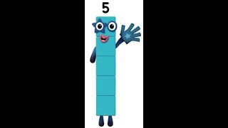 Numberblock 5 and friends chracters V2 (numberblock 70 is next)