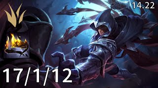 Talon Jungle vs Kindred - EUW challenger | Patch 14.22