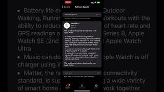 Apple Watch os 9.1 released