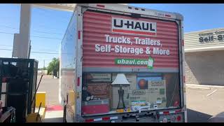 Uhaul Pick UP in Kingman, AZ as we move from Laughlin, NV