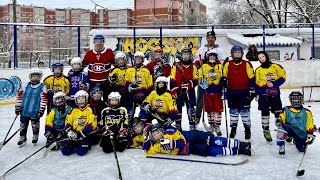 Выходные нашей 🏒жизни😍 между снегопадами. Лёд и игра ВМЕСТЕ, а снег - отдельно. 10-11/12/22