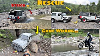 Offroading gone Extremely Wrong 😱 | Rescued Gypsy from Gypsy | Gypsy almost got stuck in Mud