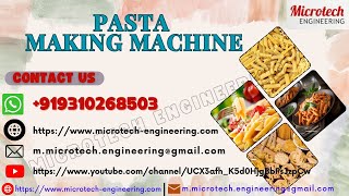 Pasta Making Machine, Macaroni Making Machine