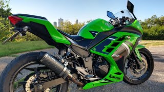 NINJA 300- NOVO ACESSÓRIO NO SEMI GUIDÃO !!!!