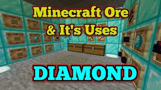 Minecraft Diamond Ore & It's Uses!