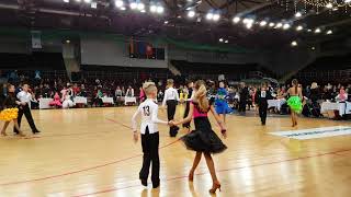 Ervinas & Juventa 1/2  final Alytus open 2018 junior 1 D samba and cha cha cha