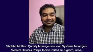 Careers in Public Health: Mr Shobhit Mathur,  Philips India Limited