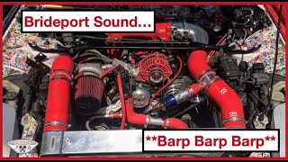 13B Bridgeport Single Turbo Sound, idle and engine bay walk around