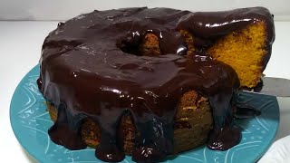 RECEITA DE BOLO DE CENOURA COM COBERTURA DE CHOCOLATE - SUPER FOFINHO