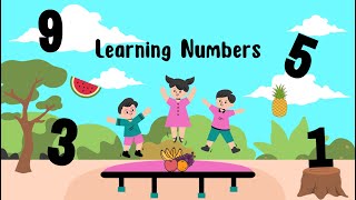 Learning and Counting the numbers | 1 to 10 Number Learning