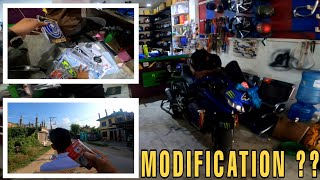 MODIFICATION ON PULSAR 220F ?? R15S😱 RANDOM VLOG !! @ku_salvlogs6551