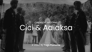 Cinematic Wedding Cici & Adiaksa | Sony A6400 | Sigma 30mm F 1.4 | Moza Aircross 2 | Pedang Pora