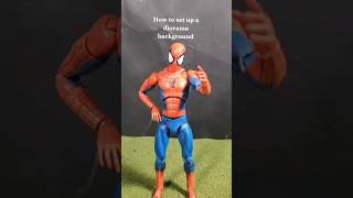 How to make a set for ACBA #spiderman #customfigure #actionfigures #stopmotion #marvelcomics