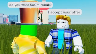 Roblox but you get banned for saying yes