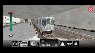 Поездка на поезде CTS 5000 series по метро в Train sim!