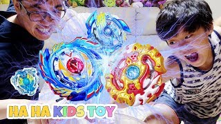 스프리건 레퀴엠 vs 갓 발키리 개조 베이 [널 부셔버리겠어~ 1탄] 베이블레이드 버스트 배틀 Beyblade Burst Evolution- 하하키즈토이