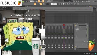 Making music in Fl Studio at Starbucks lol (Stream #200)