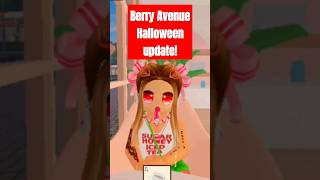 BERRY AVENUE NEW HALLOWEEN UPDATE🎃 #roblox #berryavenueupdate #berryavenuecodes #berryave #robloxrp