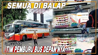 SENGAJA MEMBURU BUS DEPAN‼️HARAPAN JAYA PIONEER IN IT'S CLASS MEMANG ANDALAN||