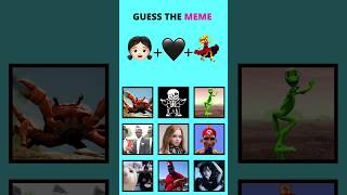 Guess The Meme By Emoji Challenge | Meme Songs 2023 #shorts