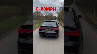 INSANE AUDI RS3 0-80MPH