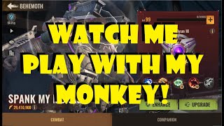 Watch Me Play With My Monkey!