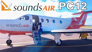 Sounds Air Pilatus PC12 ✈ Taupo to Wellington Trip Report