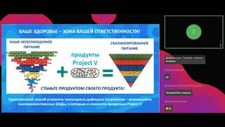 ТЕМА:1часть  Результат на продуктах Project V - мой самый главный инструмент Спикер Татьяна Никитина