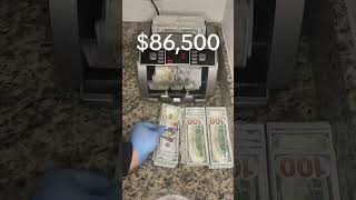 $86,500 Cash Money Count - Millionaire ASMR