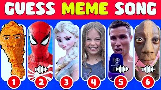 🎵 GUESS MEME & WHO'S SINGING 🎤🔥Skibidi Toilet, Elsa, Salish Matter, Lay Lay, King Ferran, MrBeast