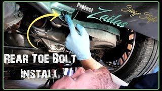 PZ Z33 350Z: Rear Toe Bolts Install