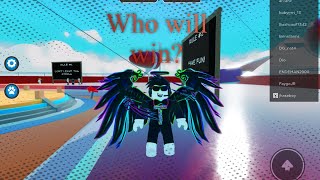 Last to leave the circle wins (Roblox gaming)