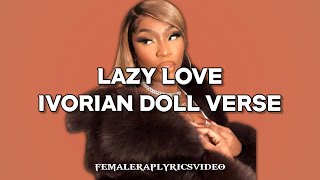 Ivorian Doll - Lazy Love (Verse) Lyrics Video (HD)