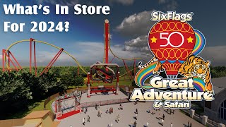 Six Flags Great Adventure 2024 - Flash Vertical Velocity Coaster, Savannah Sunset Resort, & More!