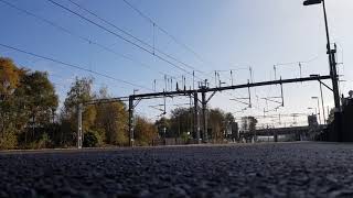 Rail Operations Group 37800 idles past Lichfield Trent Valley 03/11/2019