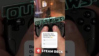 Would You Play It? Star Wars Outlaws running on #steamdeck #gaming #starwars