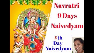 Navratri (8th day) Naivedyam Coconut Burfi by Prabha