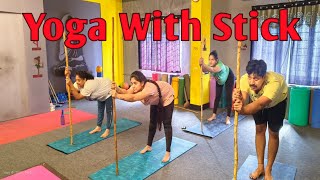 Yoga with Stick || Danda Yoga Sequence  | Stick Yoga 🧘