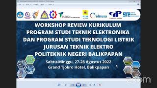 Workshop Review Kurikulum Prodi Teknik Elektronika dan Prodi Teknologi Listrik