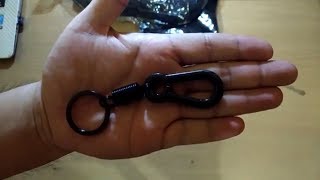 Karabiner dengan Per Stainless Steel - unboxing - jakmall 24658192541 part 2