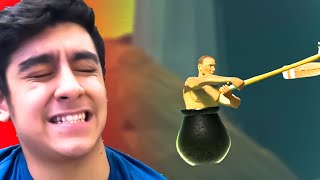 !!!کیبورد رو سر این گیم شکوندم 😡| Getting Over it part #1