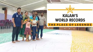 making the biggest flag by handprints ( Kalam's world records) part1