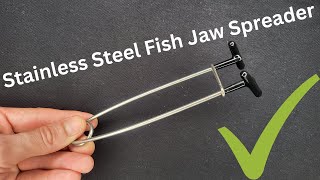 Fishing Mouth Spreader, Stainless Steel Fish Jaw Spreader - Saltwater Fishing Accessory [4K]