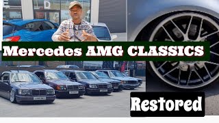 MERCEDES AMG CLASSIC CARS got pimped! Restored by pro mechs | Deutschie Classic