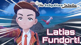 Latias Fundort - Pokemon Karmesin Purpur DLC die Indigoblaue Scheibe