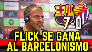 🚨💥 BARÇA 7-0 VALLADOLID | HANSI FLICK, OVACIONADO EN MONTJUIC: "ESTOY MUY ORGULLOSO"