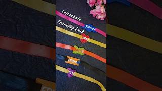 Last minute friendship band ideas| #friendshipband #zufracreations #shortvideo